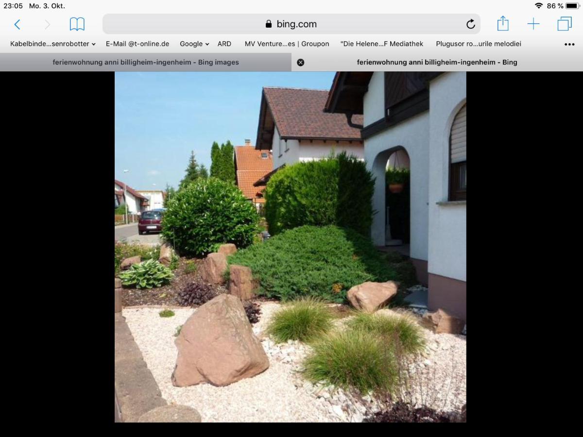 „Ferienwohnung Anni“ Billigheim-Ingenheim Exterior foto
